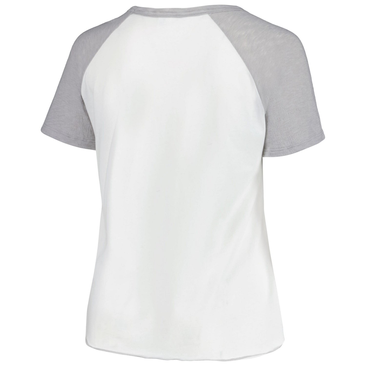 Soft as a Grape Los Angeles Dodgers Plus Baseball Raglan T-Shirt