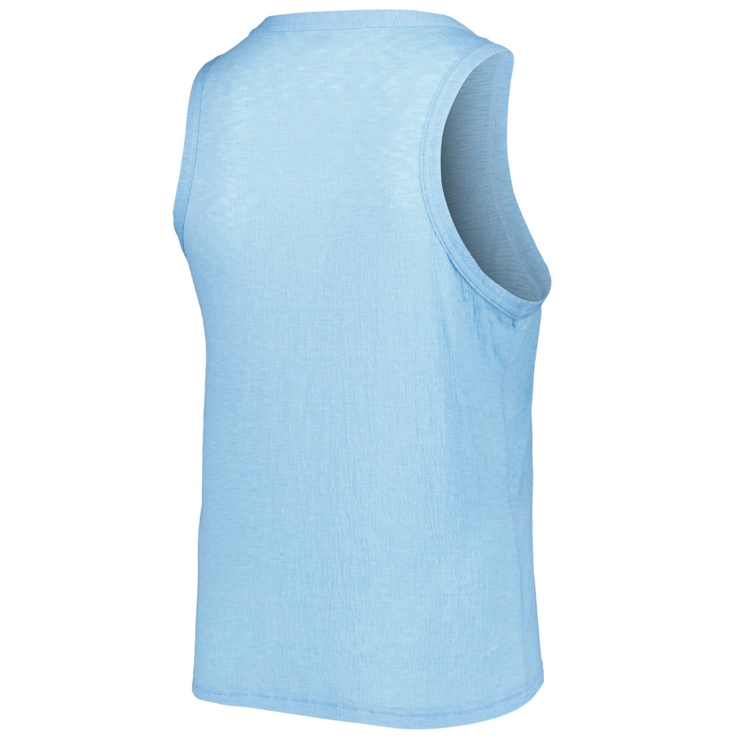 Soft as a Grape Los Angeles Dodgers Plus High Neck Tri-Blend Tank Top