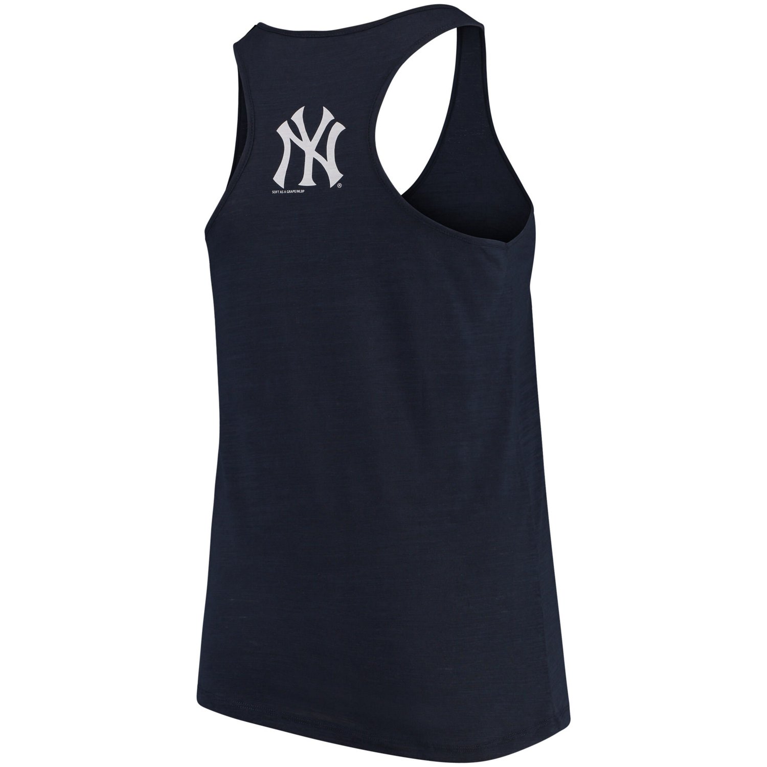 Soft as a Grape New York Yankees Plus Size Swing for the Fences Racerback Tank Top - view number 3