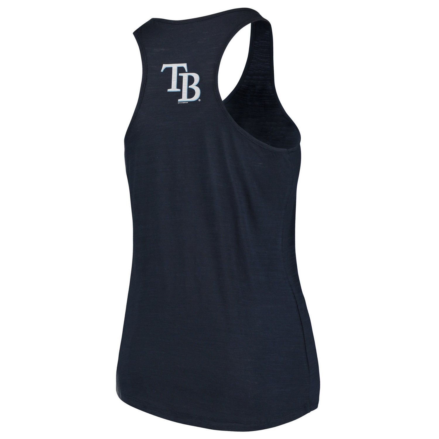 Soft as a Grape Tampa Bay Rays Plus Size Swing for the Fences Racerback Tank Top - view number 3