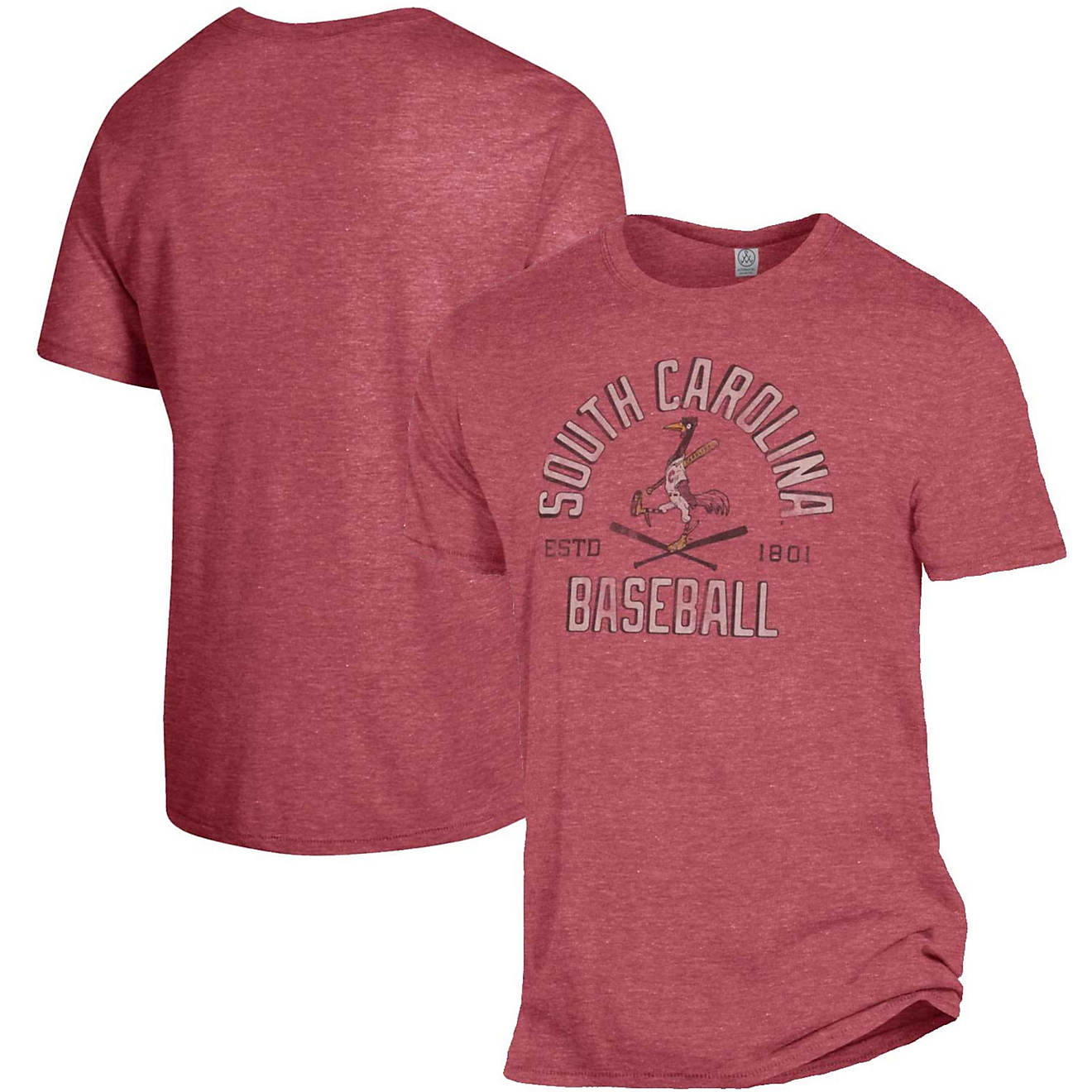 South Carolina Gamecocks Vault Baseball T-Shirt                                                                                  - view number 1