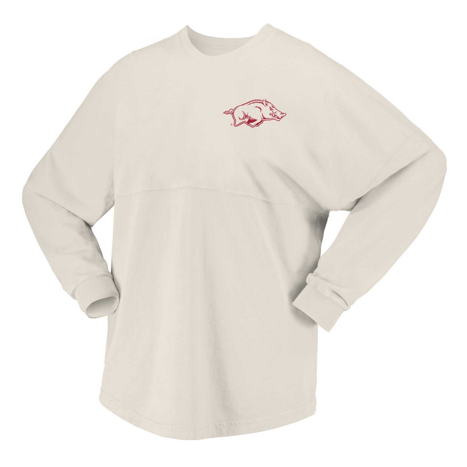 Spirit Jersey Arkansas Razorbacks Rainbow Arch Long Sleeve T-Shirt - view number 2