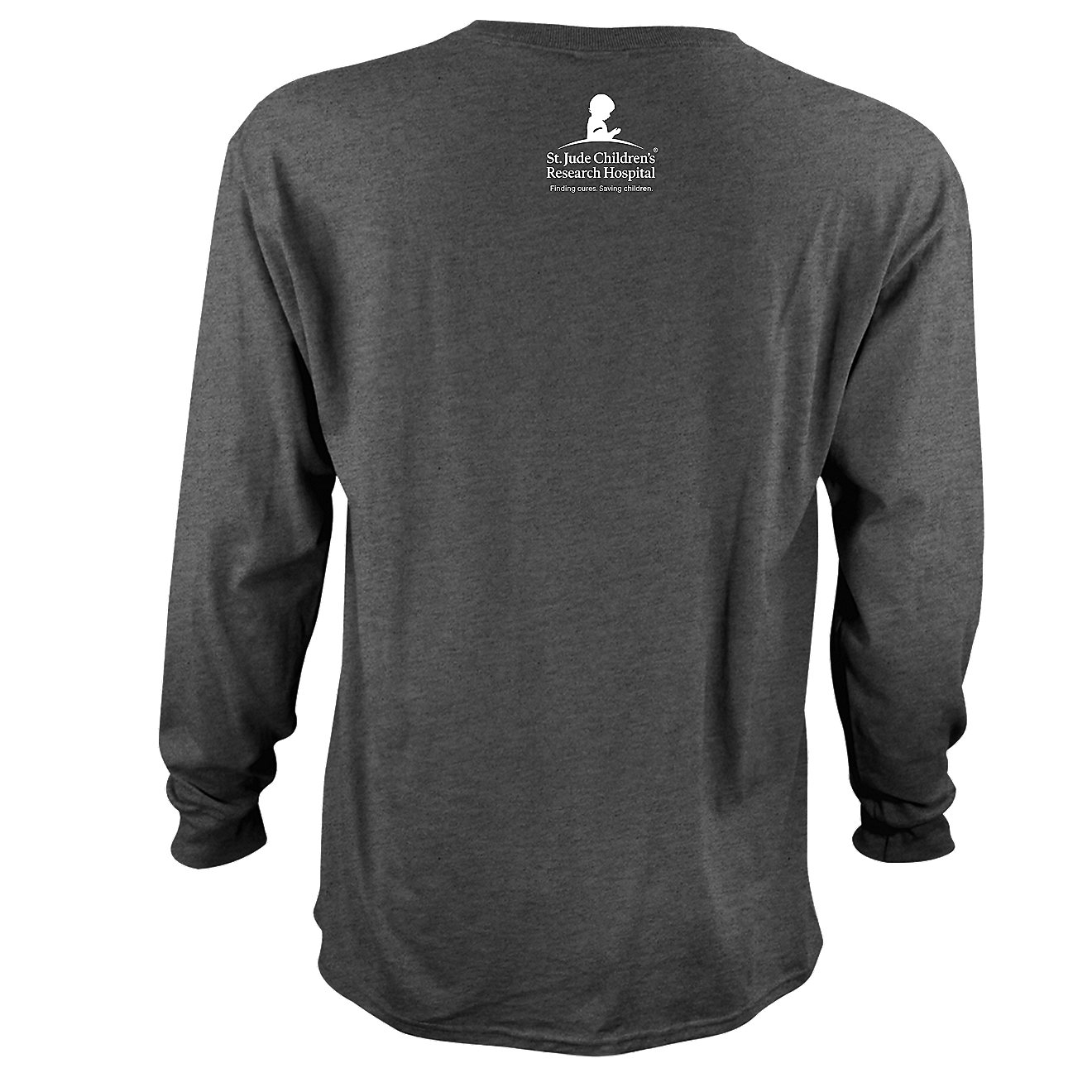 St. Jude's Children's Research Hospital Men's Happy Holidays Long Sleeve T-shirt                                                 - view number 2