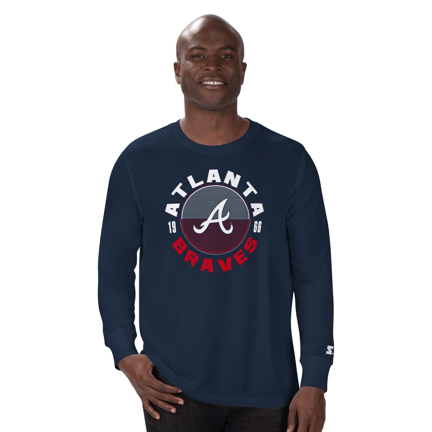 Starter Atlanta Braves Halftime Long Sleeve T-Shirt - view number 1