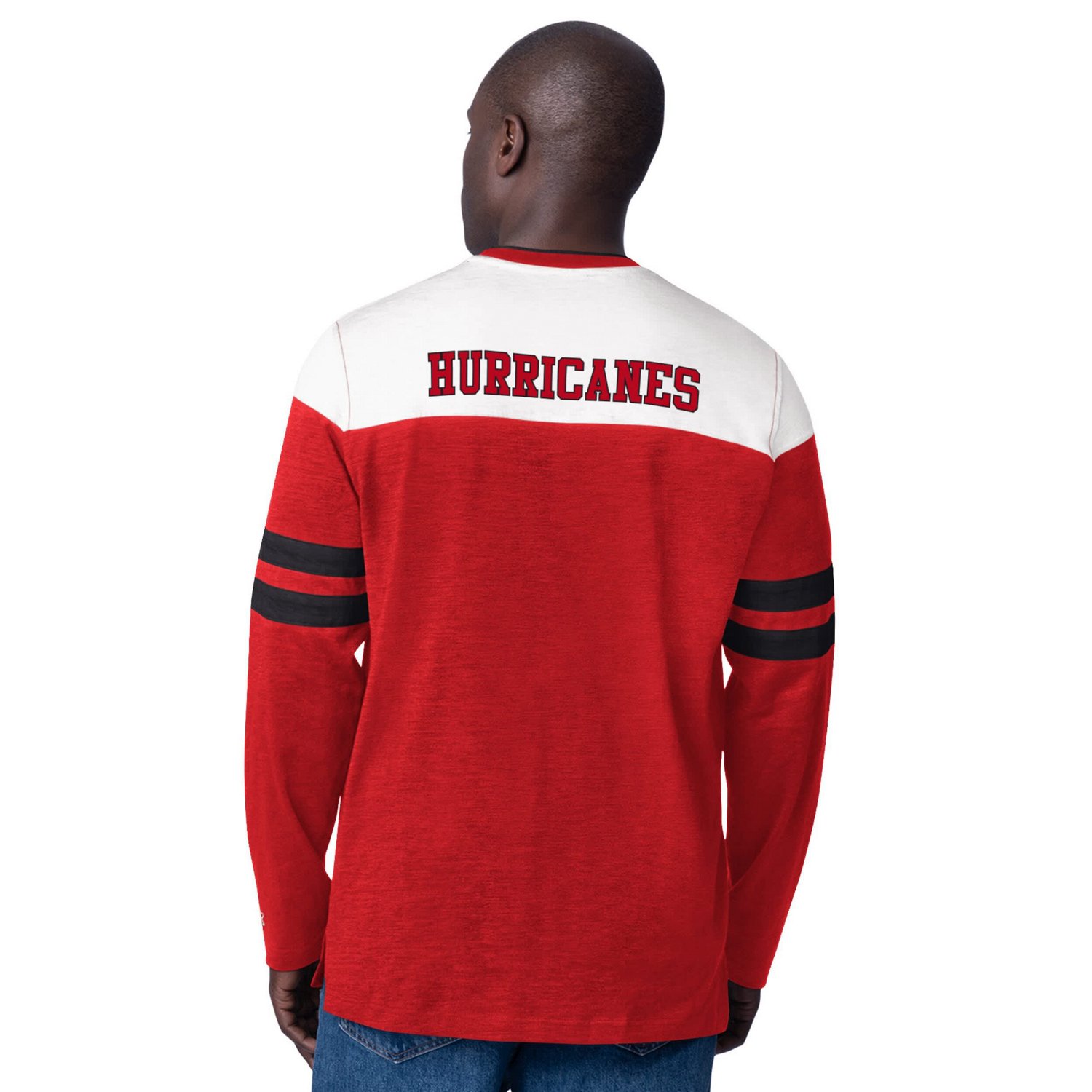 Starter Carolina Hurricanes Blitz Durene Long Sleeve T-Shirt - view number 2