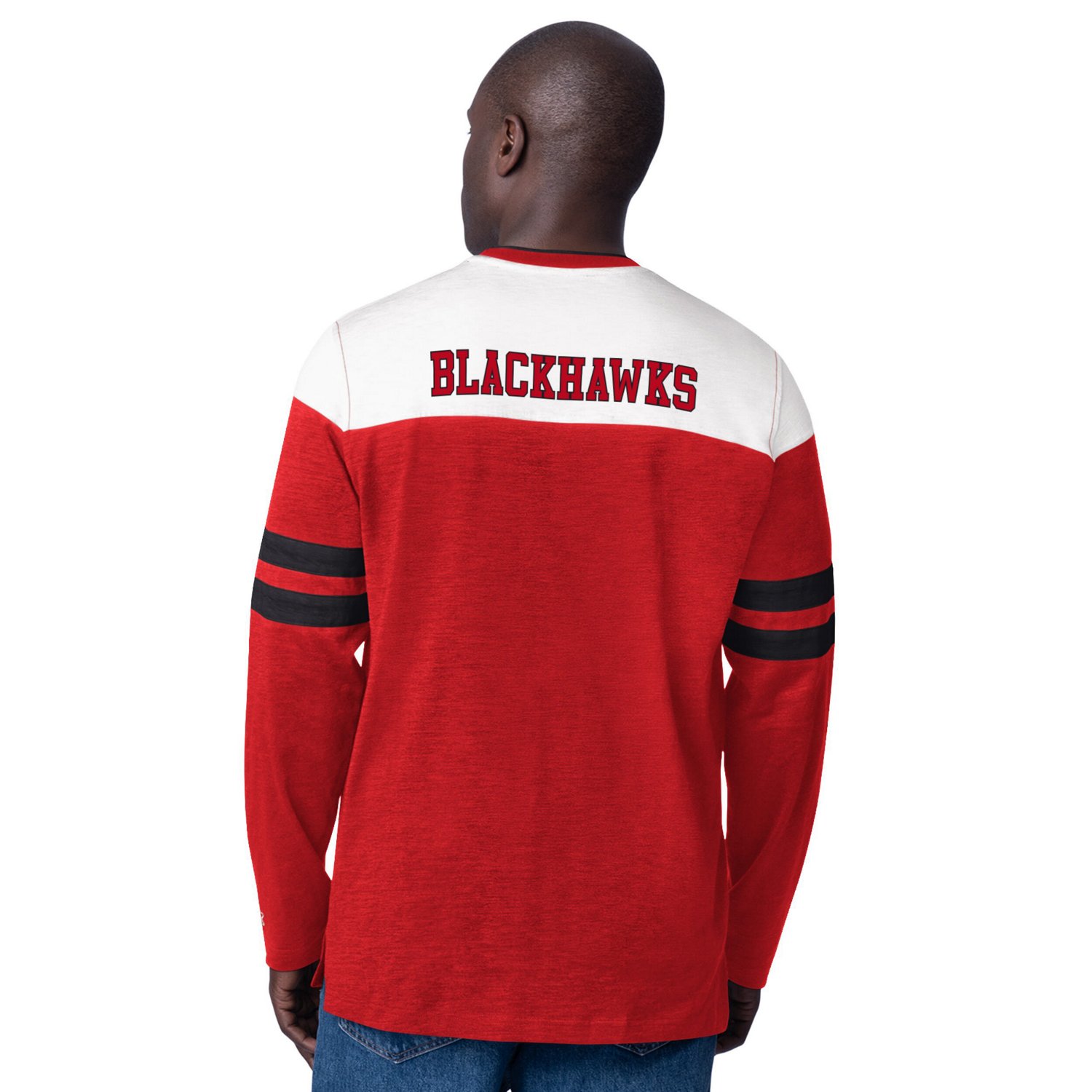 Starter Chicago Blackhawks Blitz Durene Long Sleeve T-Shirt