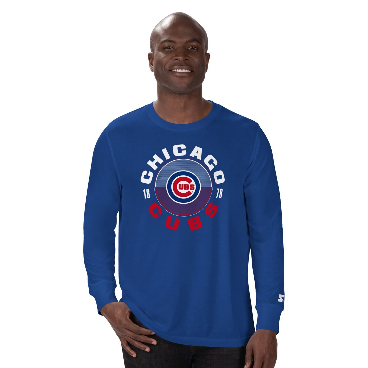 Starter Chicago Cubs Halftime Long Sleeve T-Shirt