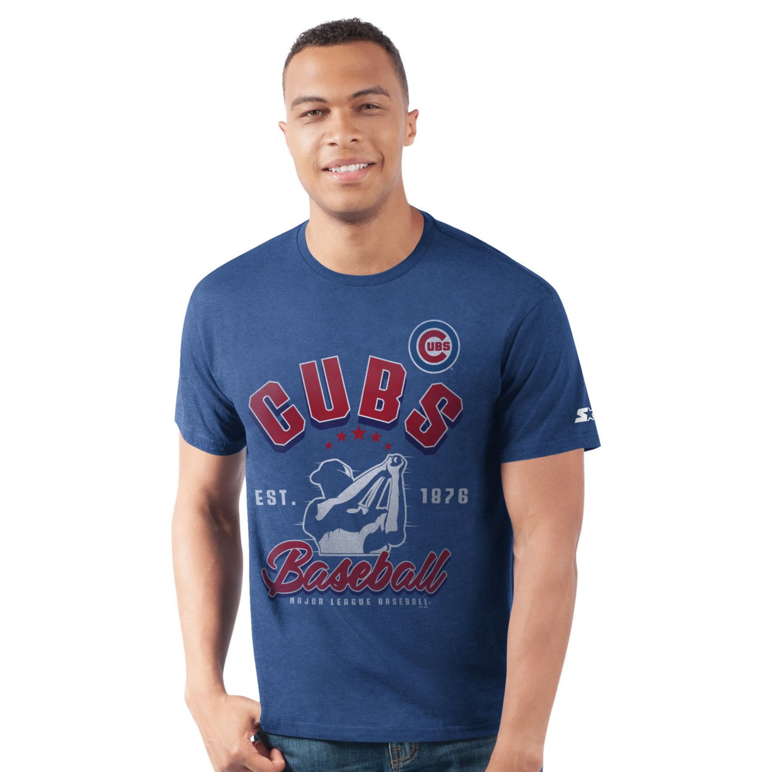 Starter Chicago Cubs Prime Time Batter T-Shirt