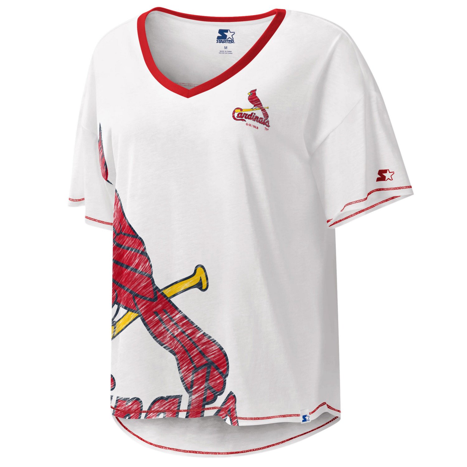 Starter St Louis Cardinals Perfect Game V-Neck T-Shirt - view number 2