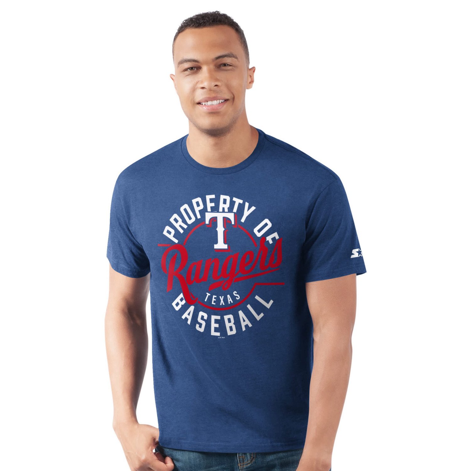 Starter Texas Rangers Prime Time Property Of T-Shirt                                                                             - view number 1