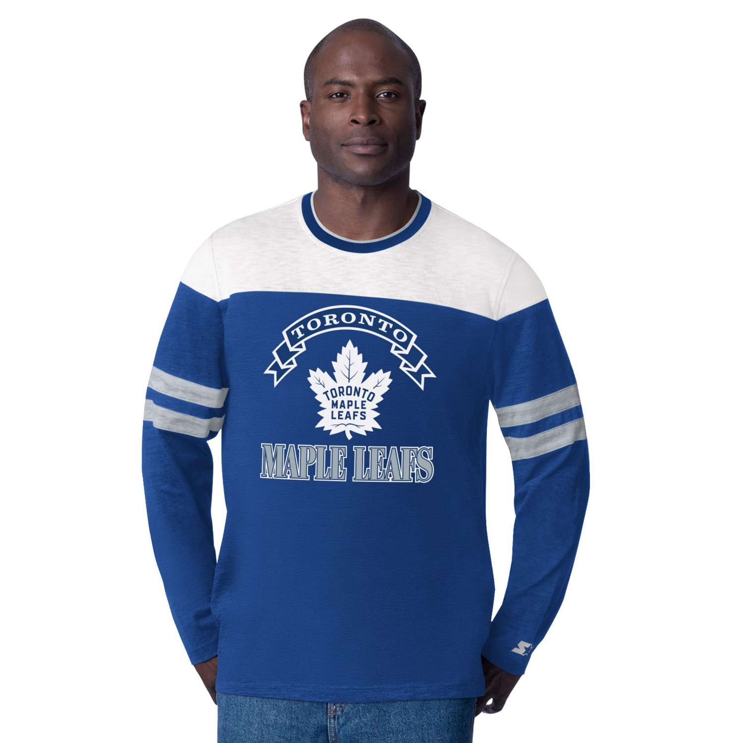 Starter Toronto Maple Leafs Blitz Durene Long Sleeve T-Shirt