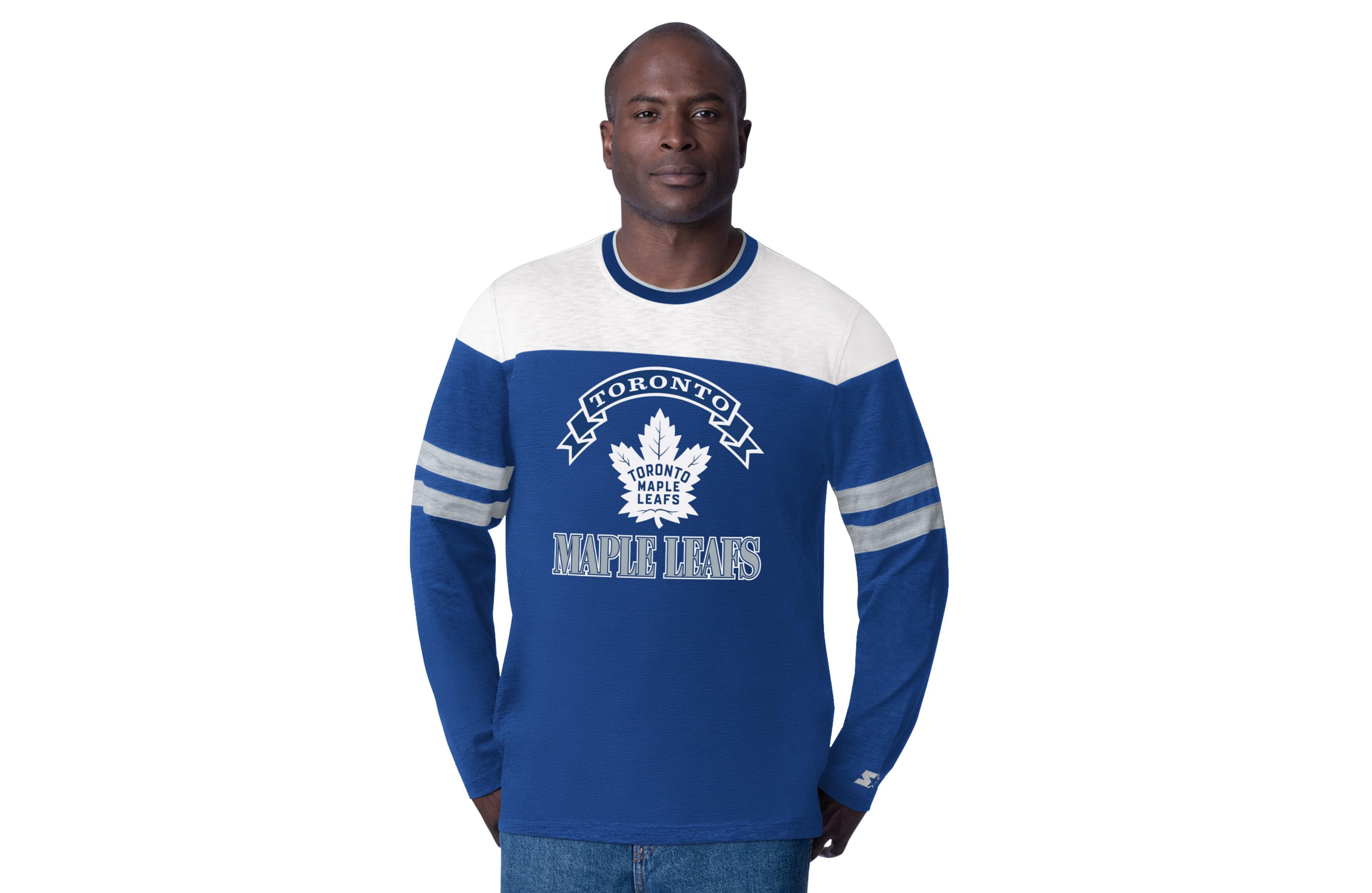Starter Toronto Maple Leafs Blitz Durene Long Sleeve T-Shirt