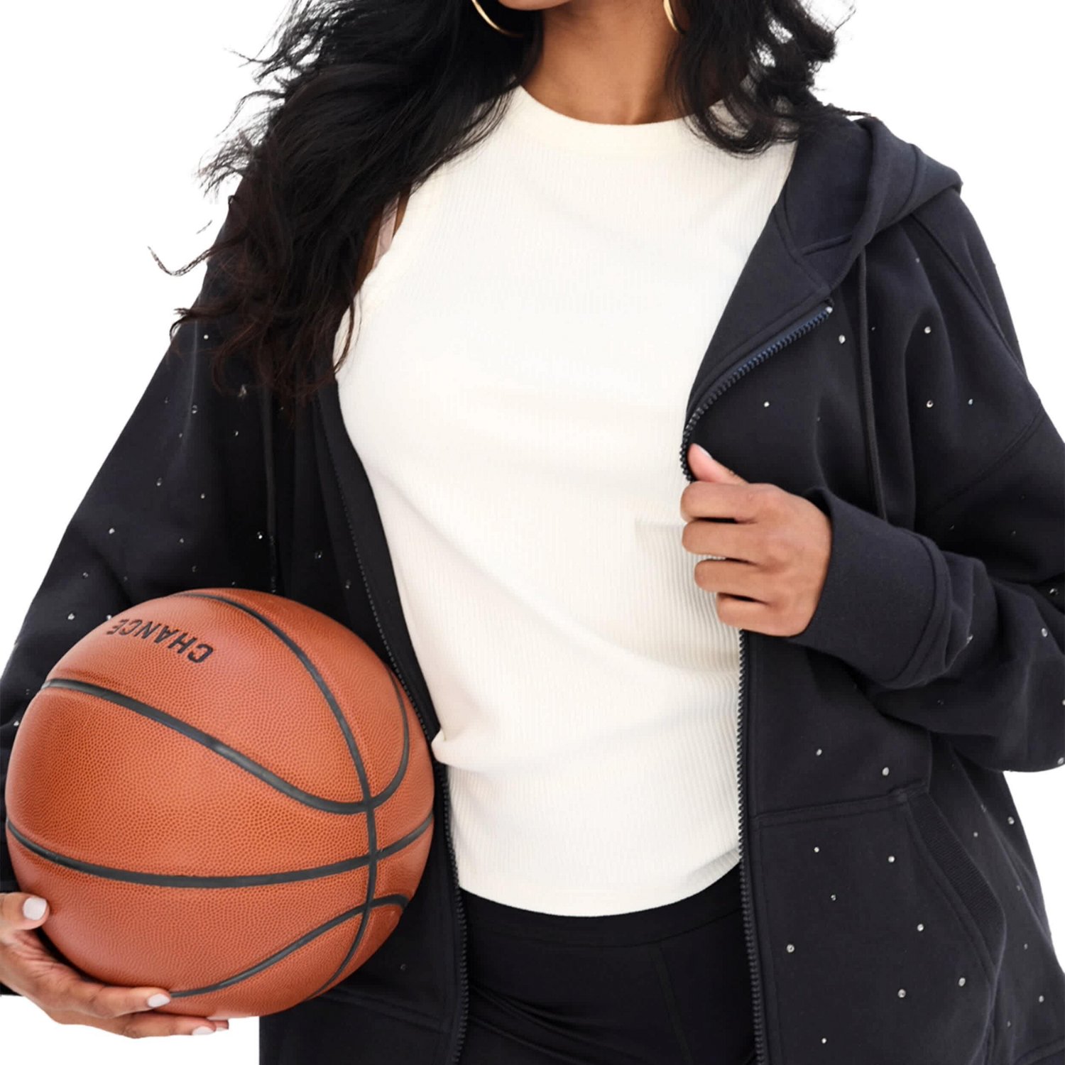 Terez Boston Celtics Oversized Allover Gemstone Full-Zip Hoodie - view number 4