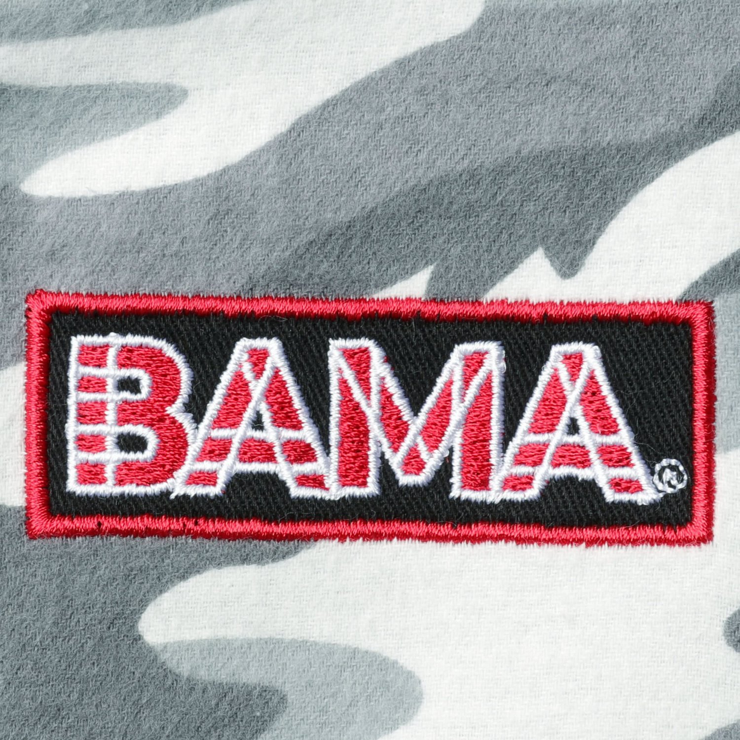 The Wild Collective Alabama Crimson Tide Camo Flannel Button-Up Long Sleeve Shirt