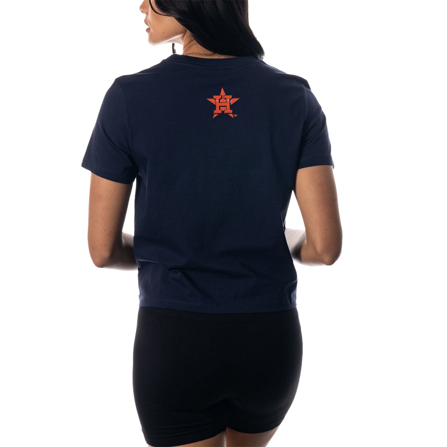 The Wild Collective Houston Astros Twist Front T-Shirt