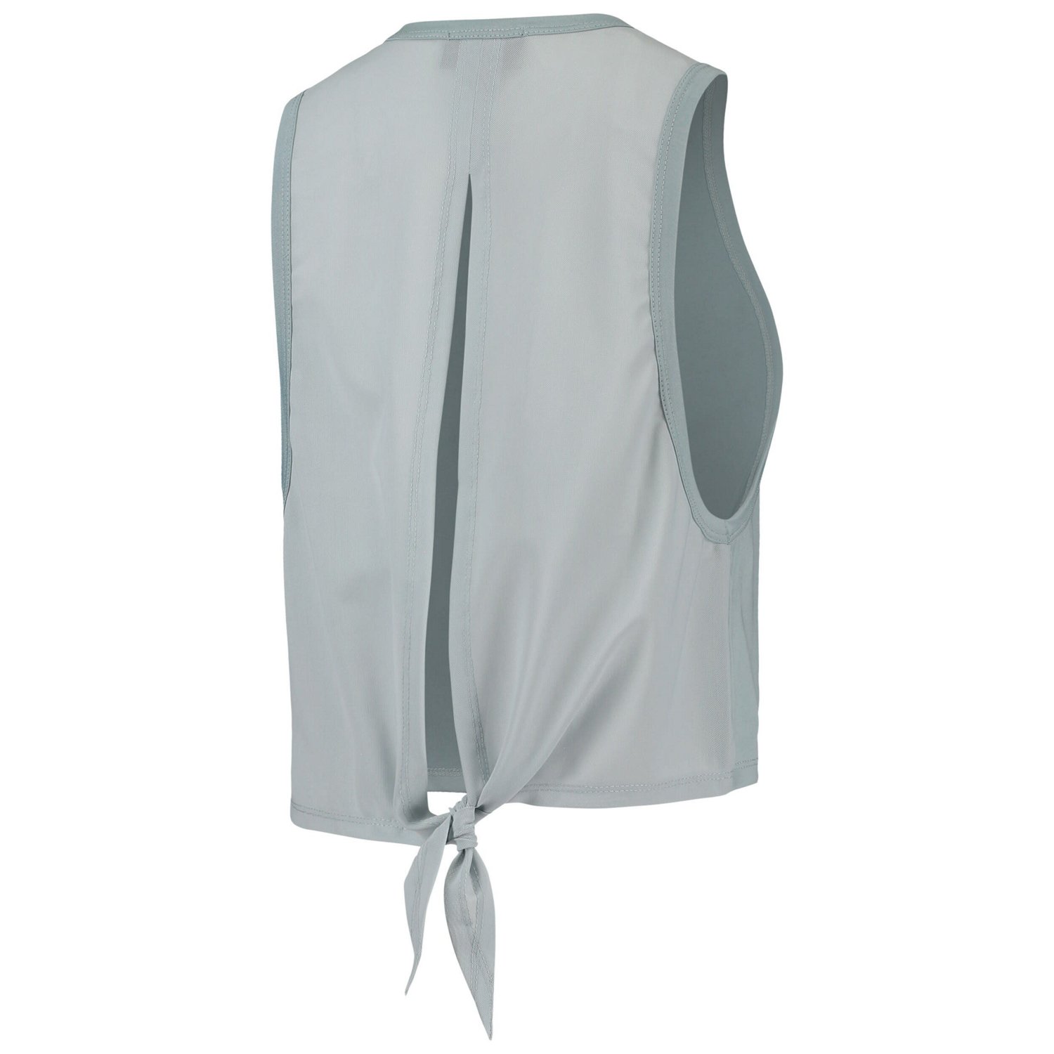 The Wild Collective Light Chicago Cubs Open Back Twist-Tie Tank Top