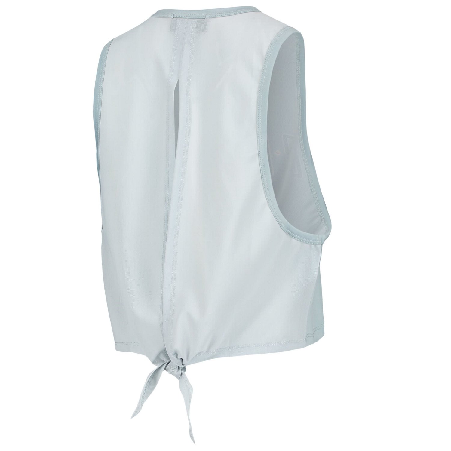 The Wild Collective Light Los Angeles Dodgers Open Back Twist-Tie Tank Top - view number 3