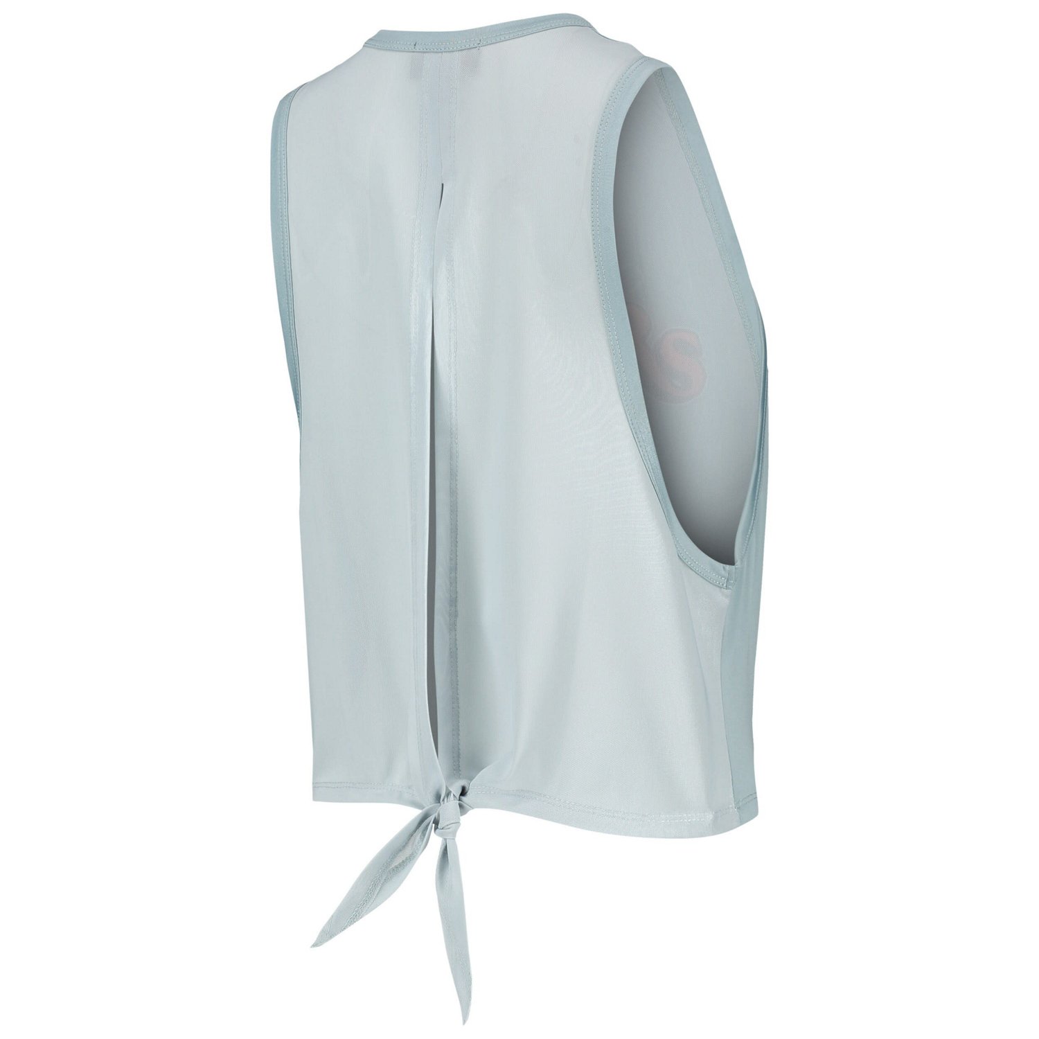 The Wild Collective Light New York Yankees Open Back Twist-Tie Tank Top