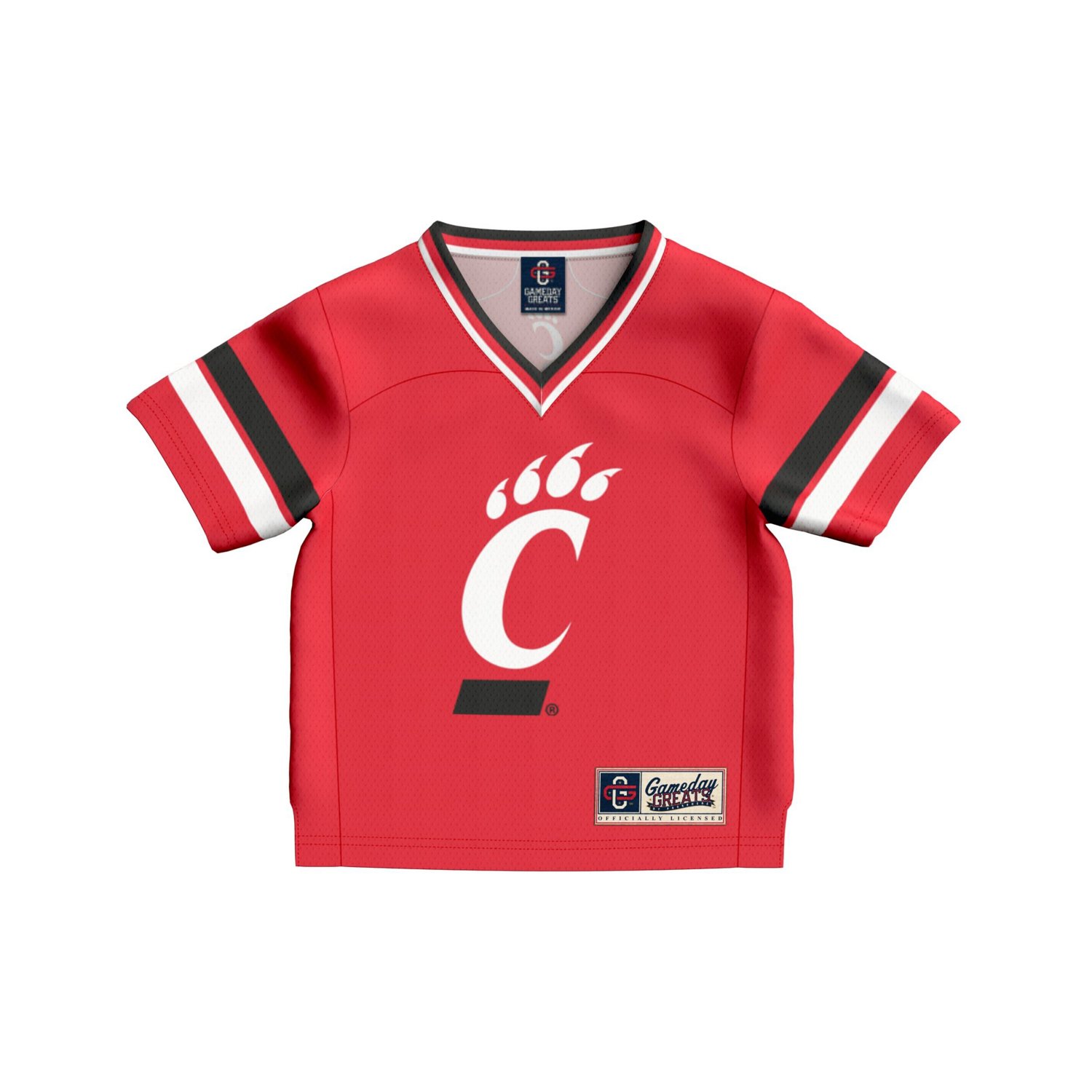 Toddler GameDay Greats 1 Cincinnati Bearcats Lightweight Collegiate Football Fashion Jersey - view number 2