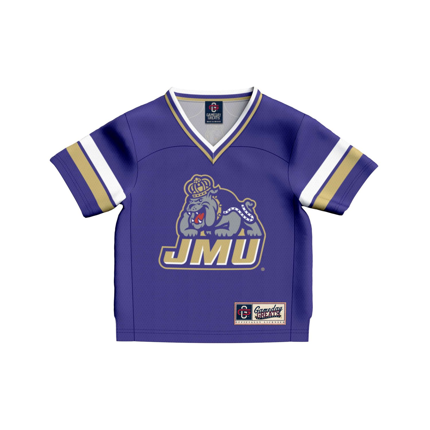 Toddler GameDay Greats 1 James Madison Dukes Collegiate Football Fashion Jersey - view number 2