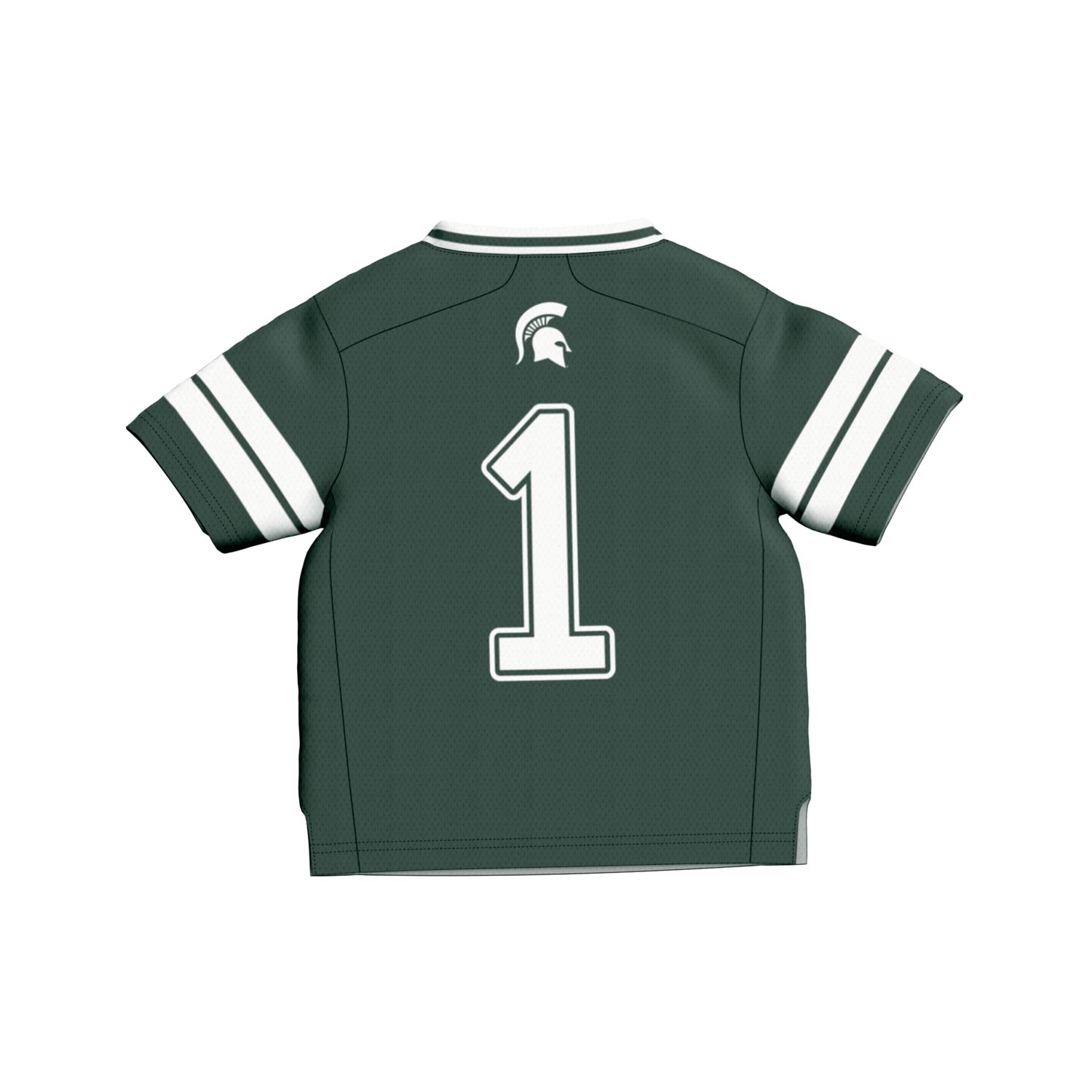 Toddler GameDay Greats 1 Michigan State Spartans Lightweight Collegiate Football Fashion Jersey                                  - view number 3