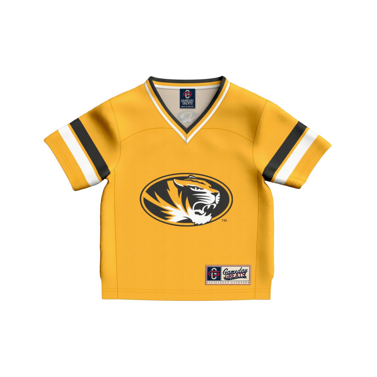 Toddler GameDay Greats 39 Missouri Tigers Lightweight Collegiate Football Fashion Jersey - view number 2