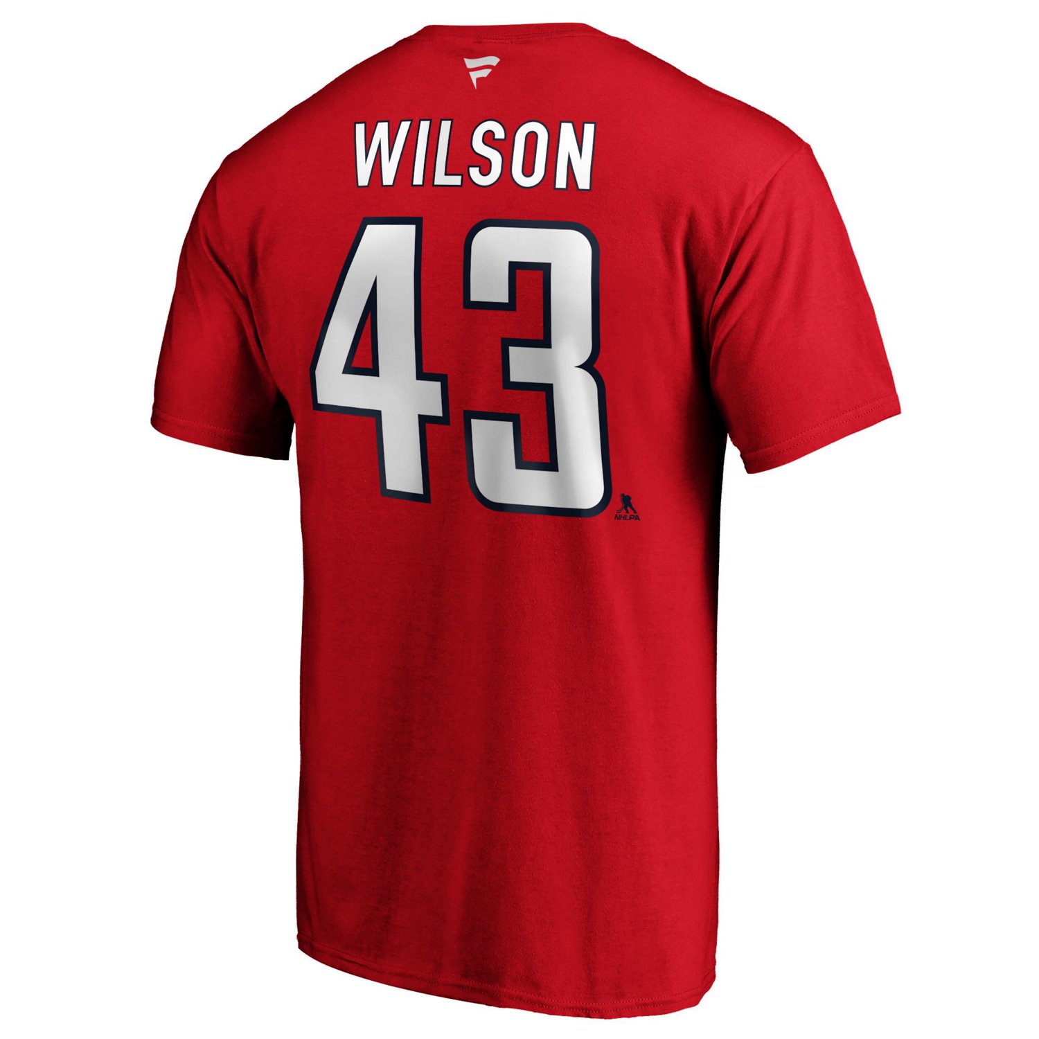 Tom Wilson Washington Capitals Team Authentic Stack Name  Number T-Shirt                                                         - view number 3