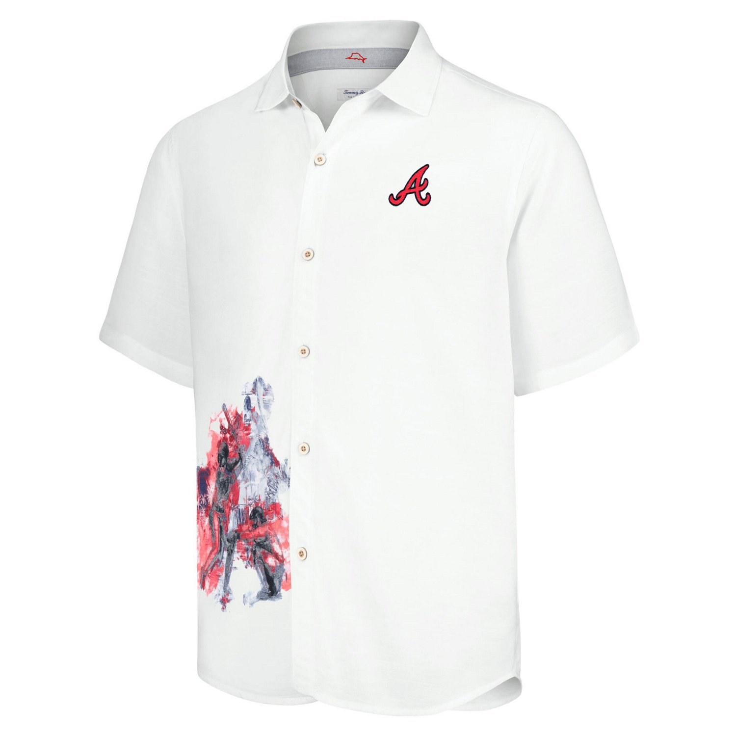 Tommy Bahama Atlanta Braves Veracruz Ace Islanders Button-Up Shirt