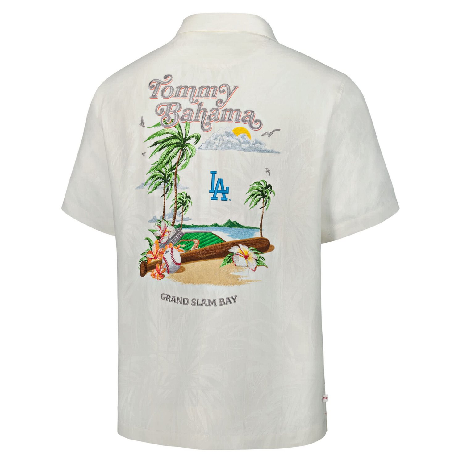 Tommy Bahama Los Angeles Dodgers Grand Slam Bay Camp Button-Up Shirt - view number 3