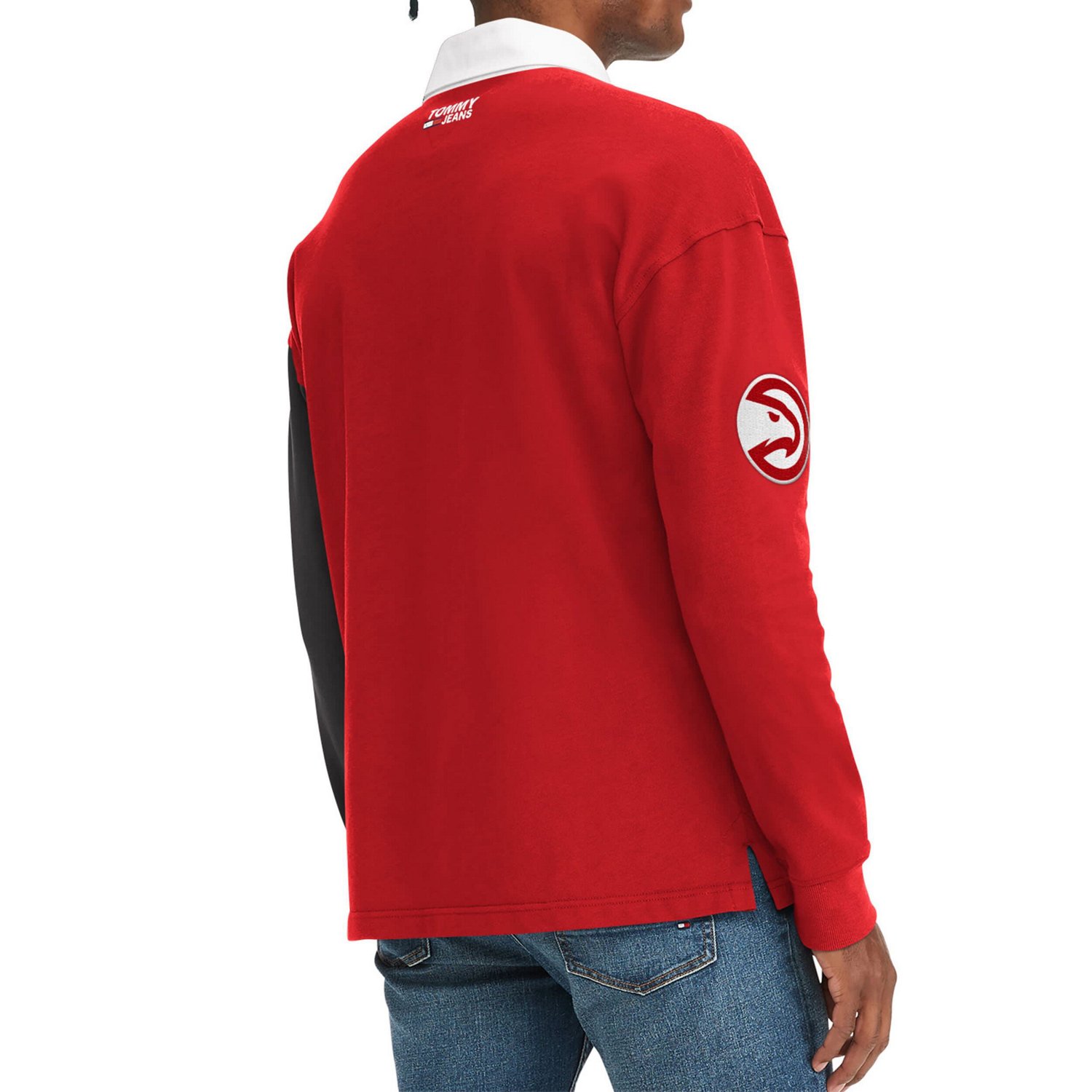 Tommy Jeans /Black Atlanta Hawks Ronnie Rugby Long Sleeve T-Shirt                                                                - view number 2