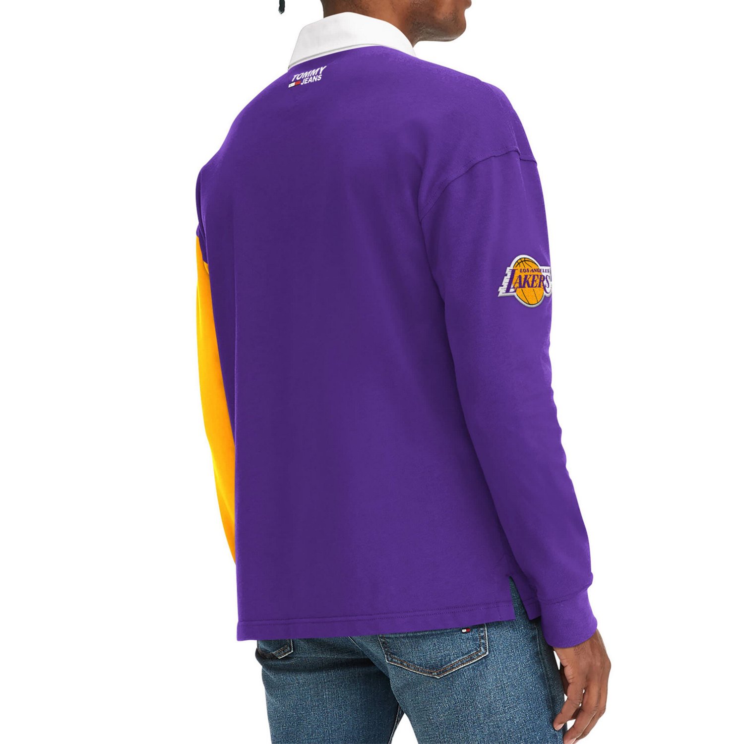 Tommy Jeans /Gold Los Angeles Lakers Ronnie Rugby Long Sleeve T-Shirt                                                            - view number 2
