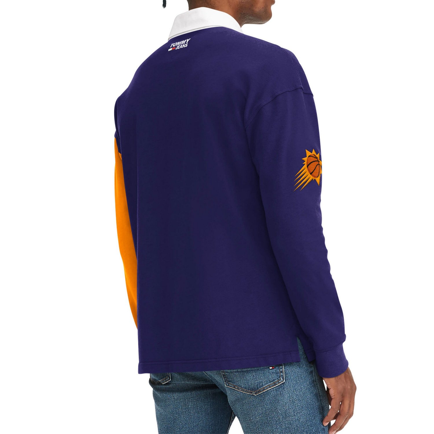 Tommy Jeans /Orange Phoenix Suns Ronnie Rugby Long Sleeve T-Shirt