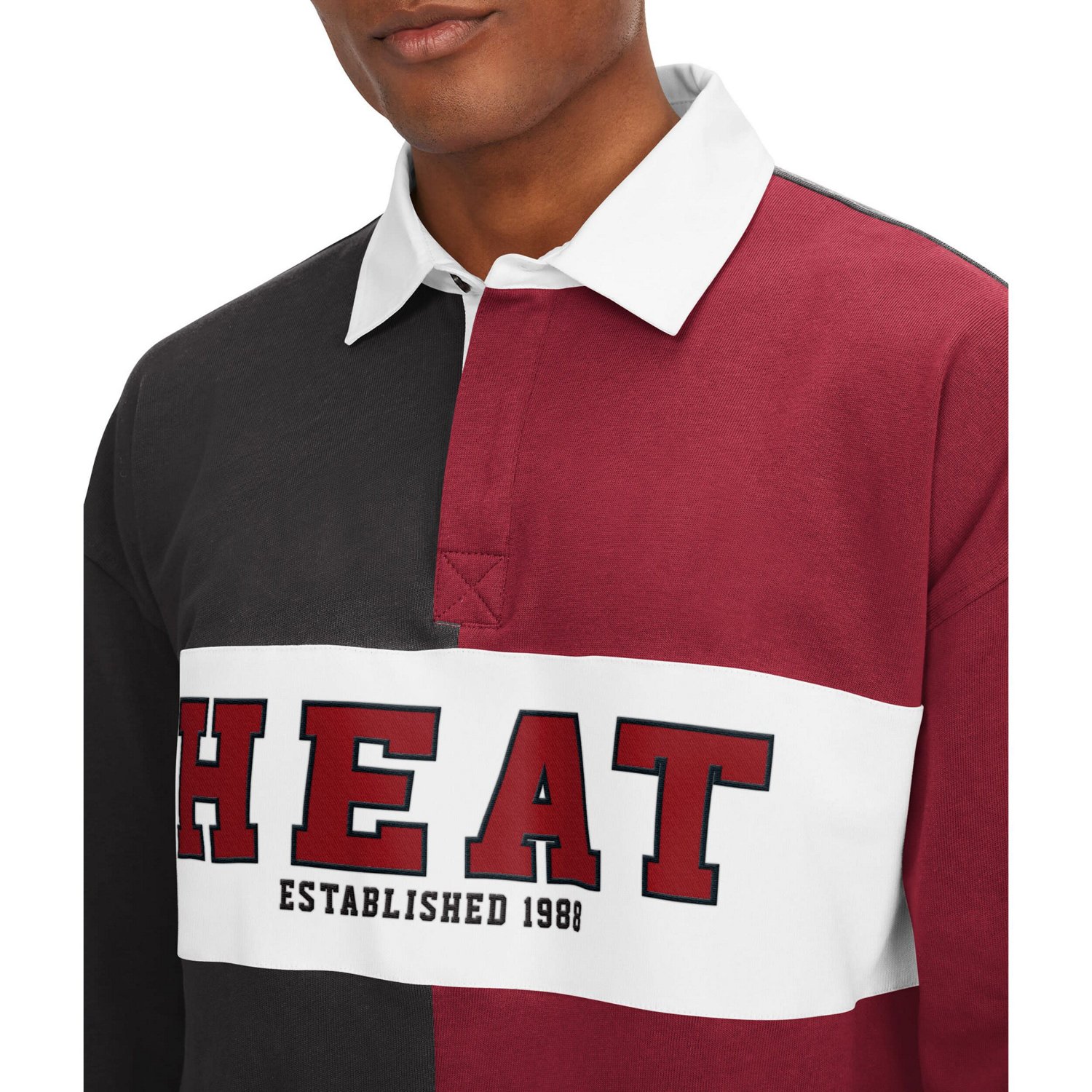 Tommy Jeans /Red Miami Heat Ronnie Rugby Long Sleeve T-Shirt                                                                     - view number 3