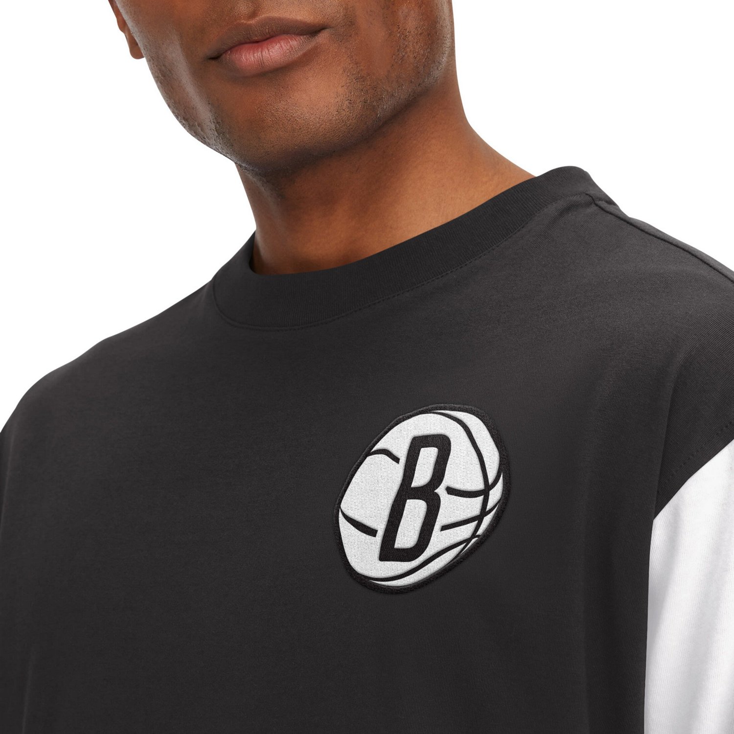 Tommy Jeans Brooklyn Nets Richie Color Block Long Sleeve T-Shirt                                                                 - view number 3