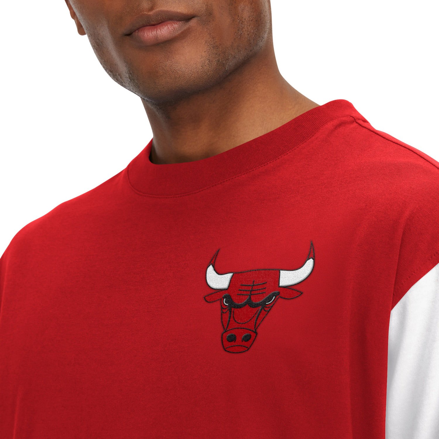 Tommy Jeans Chicago Bulls Richie Color Block Long Sleeve T-Shirt                                                                 - view number 3