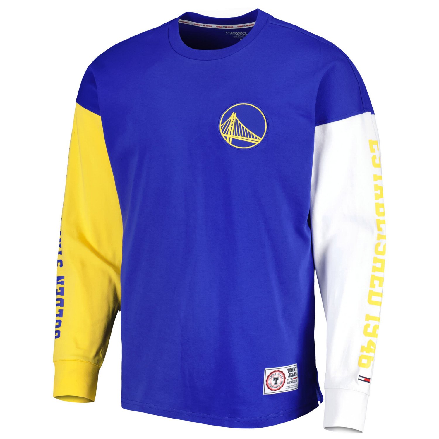 Tommy Jeans Golden State Warriors Richie Color Block Long Sleeve T-Shirt                                                         - view number 2
