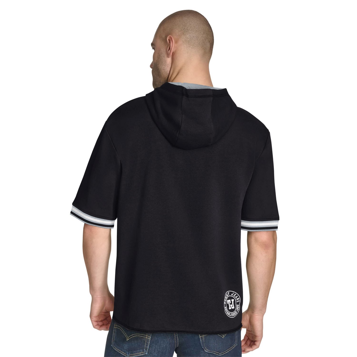 Tommy Jeans San Antonio Spurs Paul French Terry Short Sleeve Pullover Hoodie                                                     - view number 2