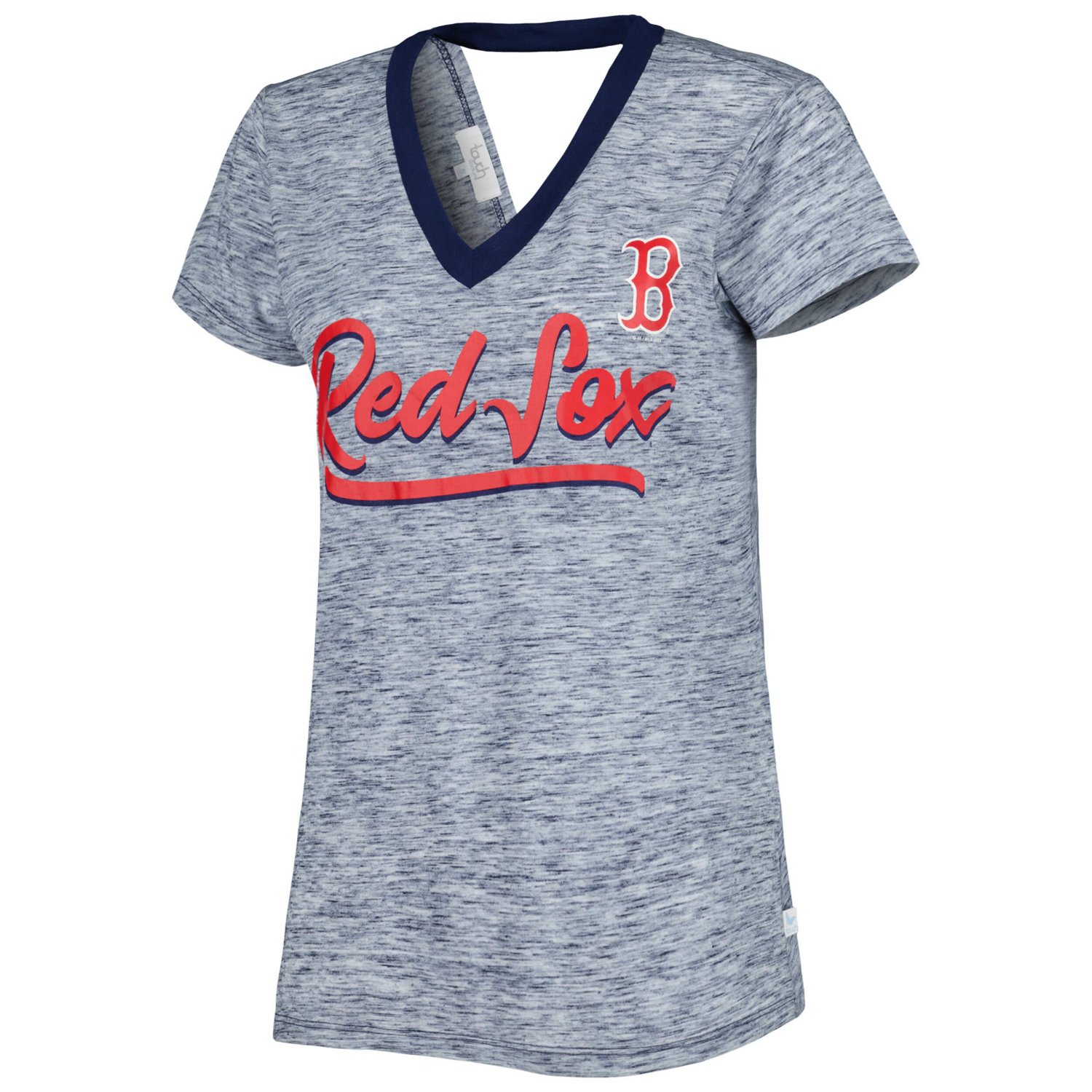 Touch Boston Red Sox Halftime Back Wrap Top V-Neck T-Shirt - view number 2