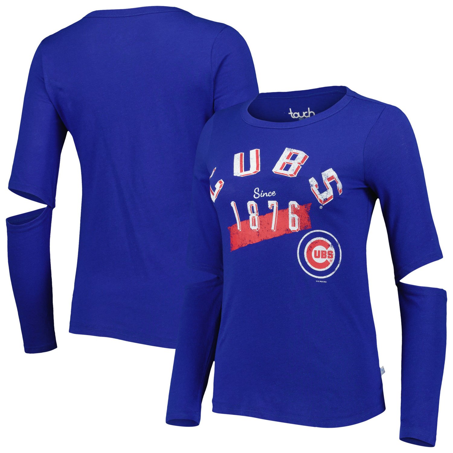Touch Chicago Cubs Formation Long Sleeve T-Shirt - view number 1