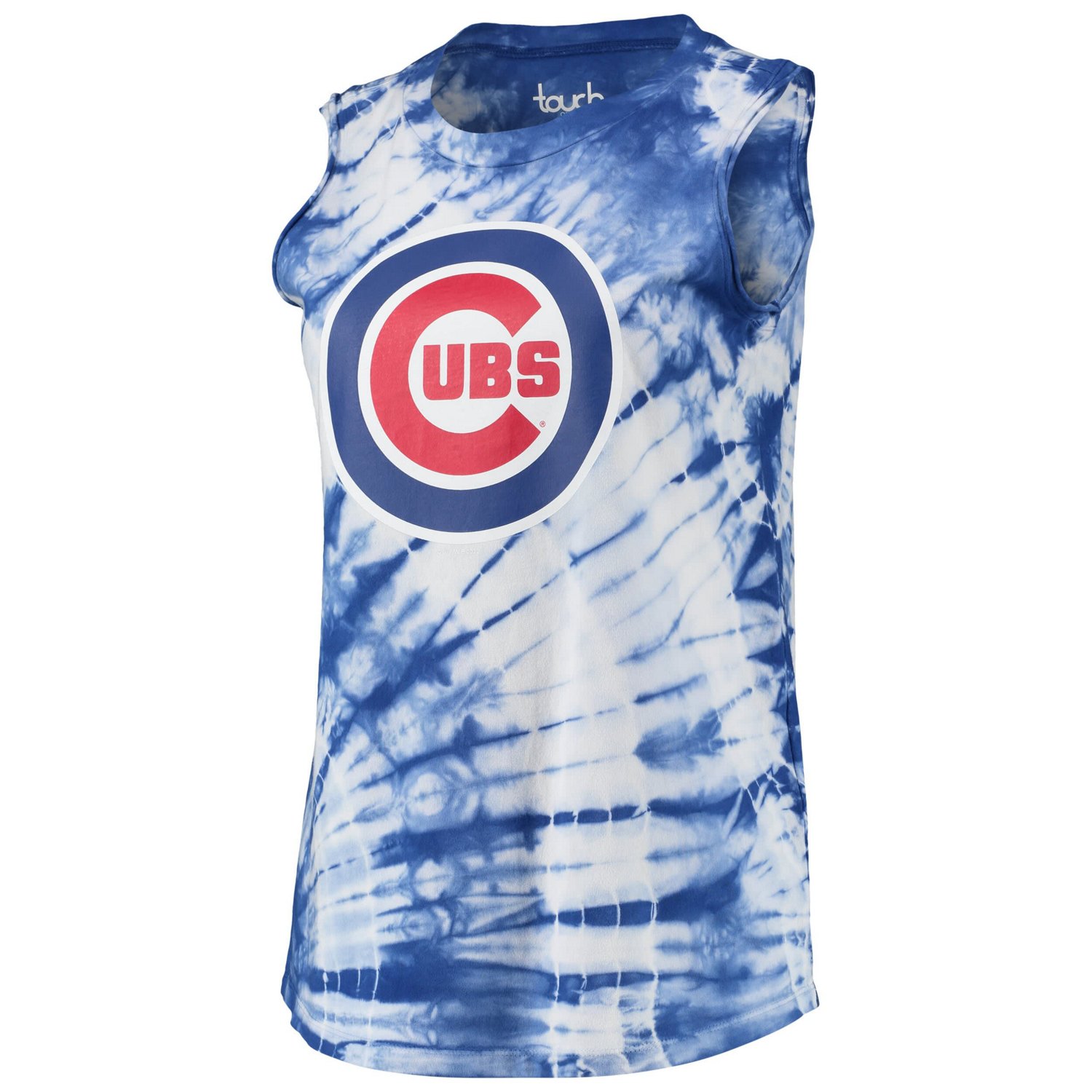 Touch Chicago Cubs Money Ball Tie-Dye Tank Top - view number 2