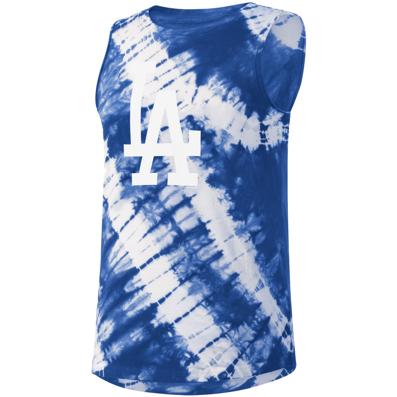 Touch Los Angeles Dodgers Money Ball Tie-Dye Tank Top - view number 2