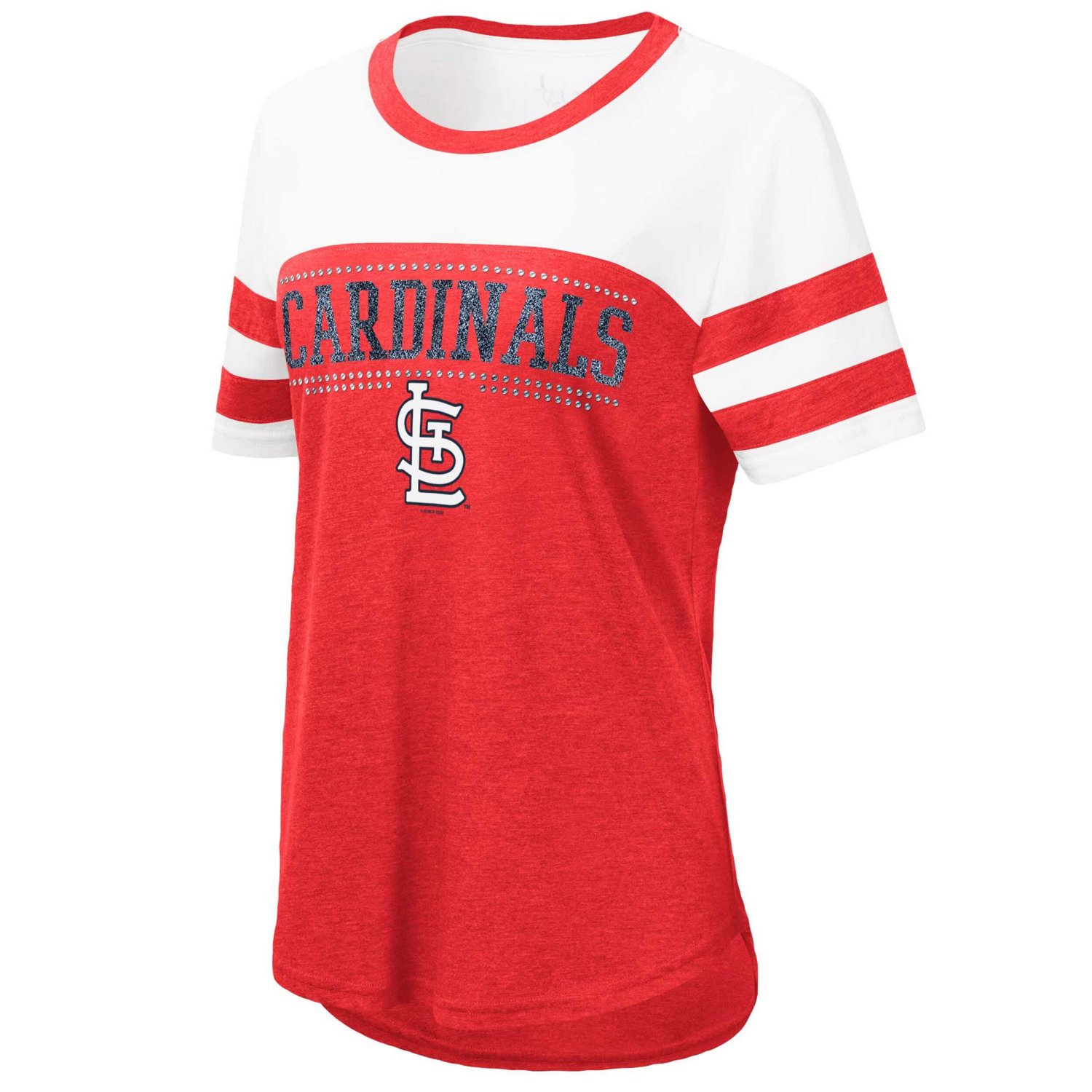 Touch White St Louis Cardinals Setter Lightweight Fitted T-Shirt - view number 2