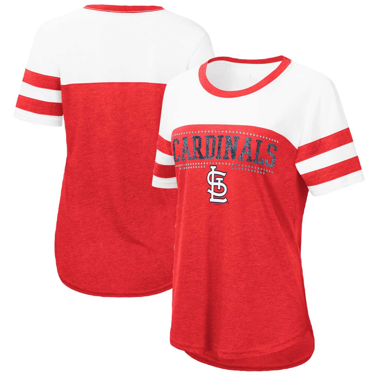 Touch White St Louis Cardinals Setter Lightweight Fitted T-Shirt - view number 1