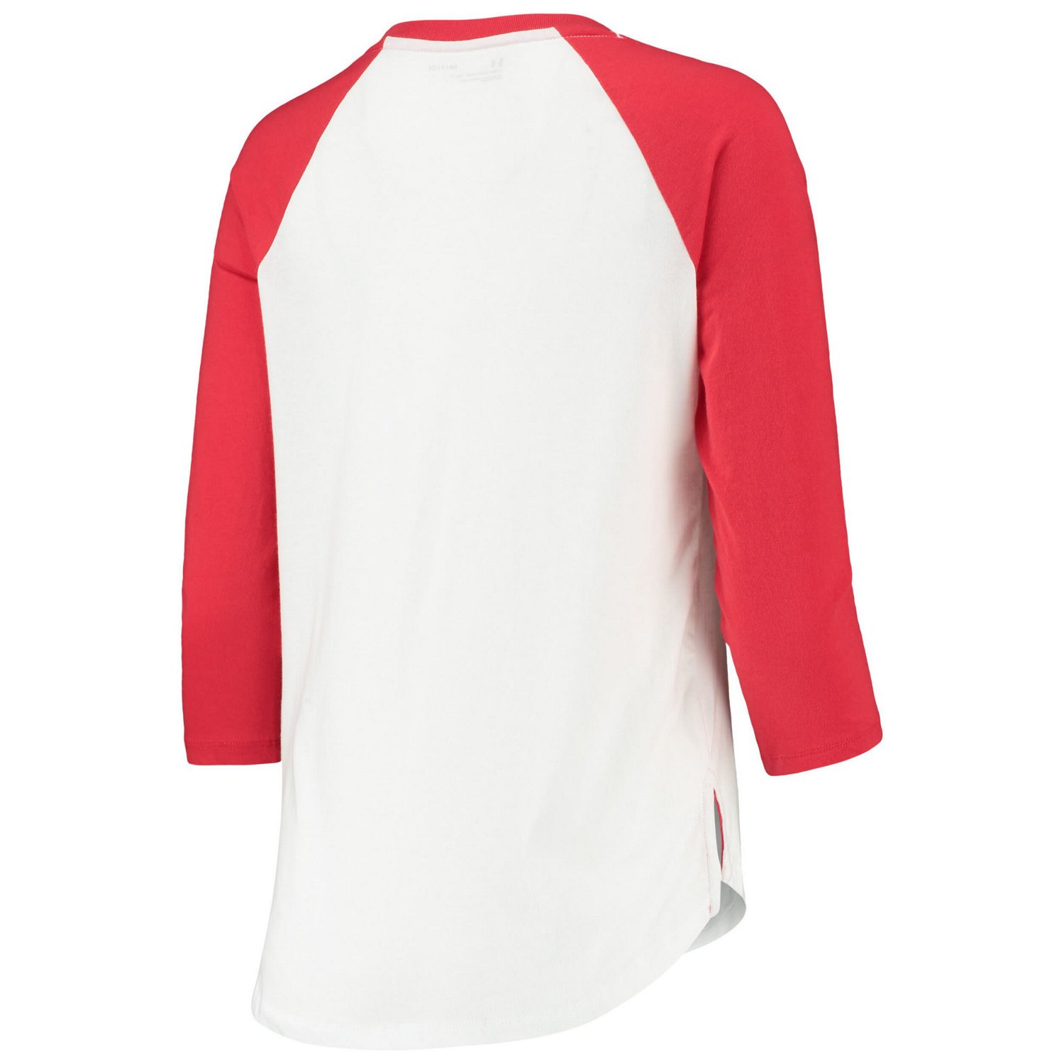 Under Armour /Red Cincinnati Bearcats Baseball Raglan 3/4 Sleeve T-Shirt - view number 3