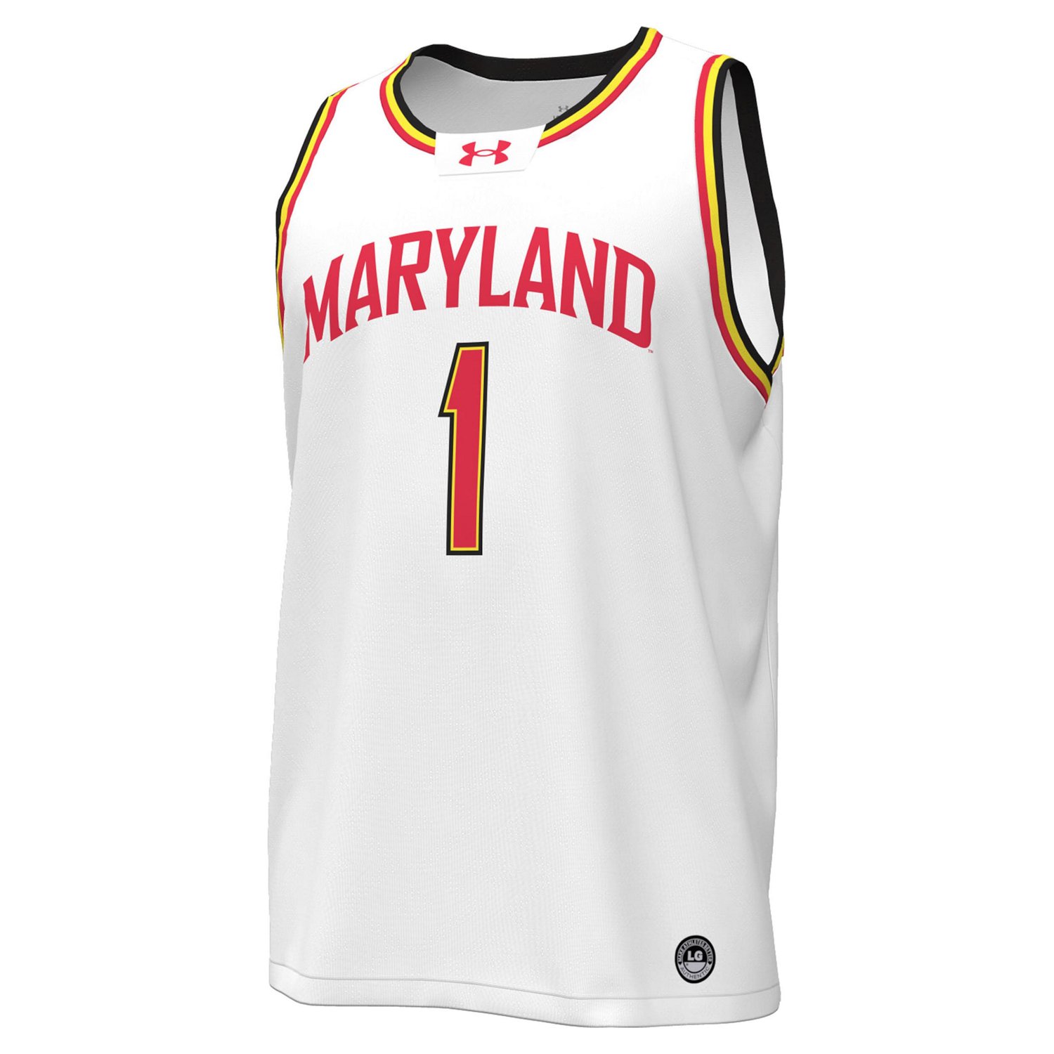 Under Armour 1 Maryland Terrapins Replica Basketball Jersey - view number 2