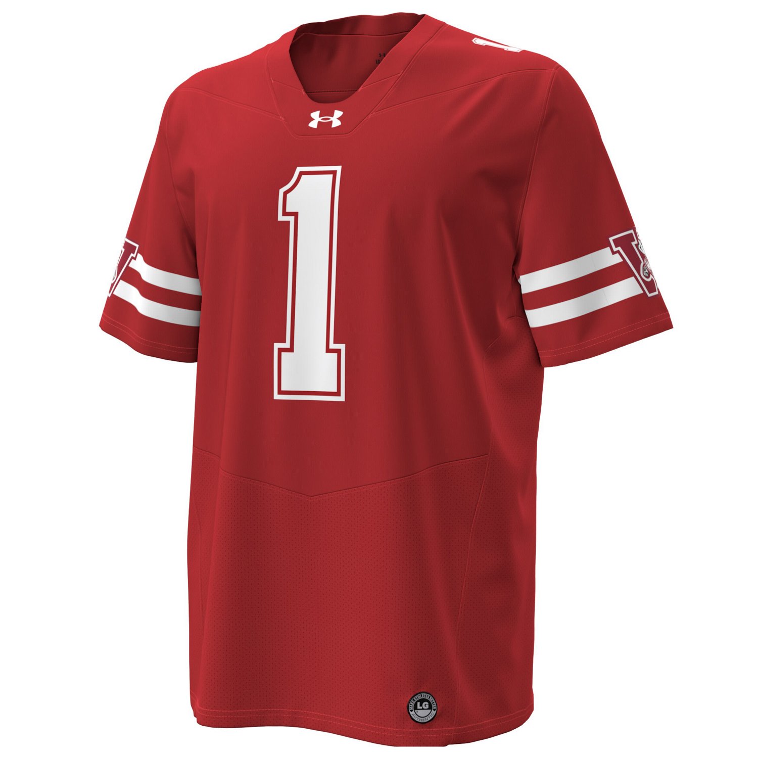 Under Armour 1 Wisconsin Badgers 1980 Throwback Home Replica Game Jersey - view number 2