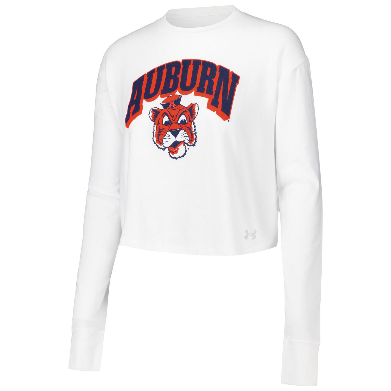 Under Armour Auburn Tigers Inline All Day Tri-Blend Cropped Long Sleeve T-Shirt                                                  - view number 2
