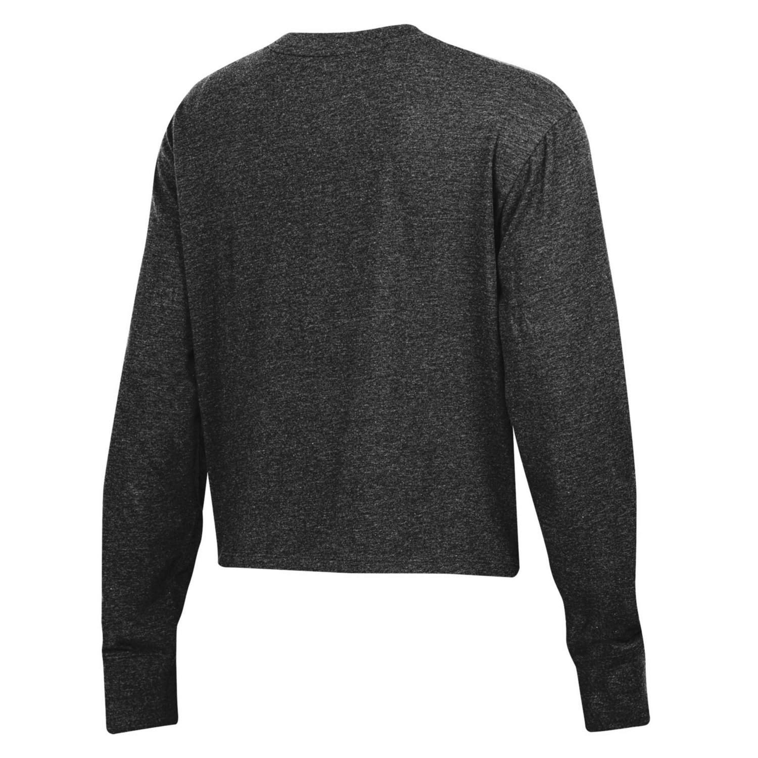 Under Armour Heather South Carolina Gamecocks Essentials Icon Ultra-Soft Cropped Long Sleeve Tri-Blend Performance T-Shirt - view number 3