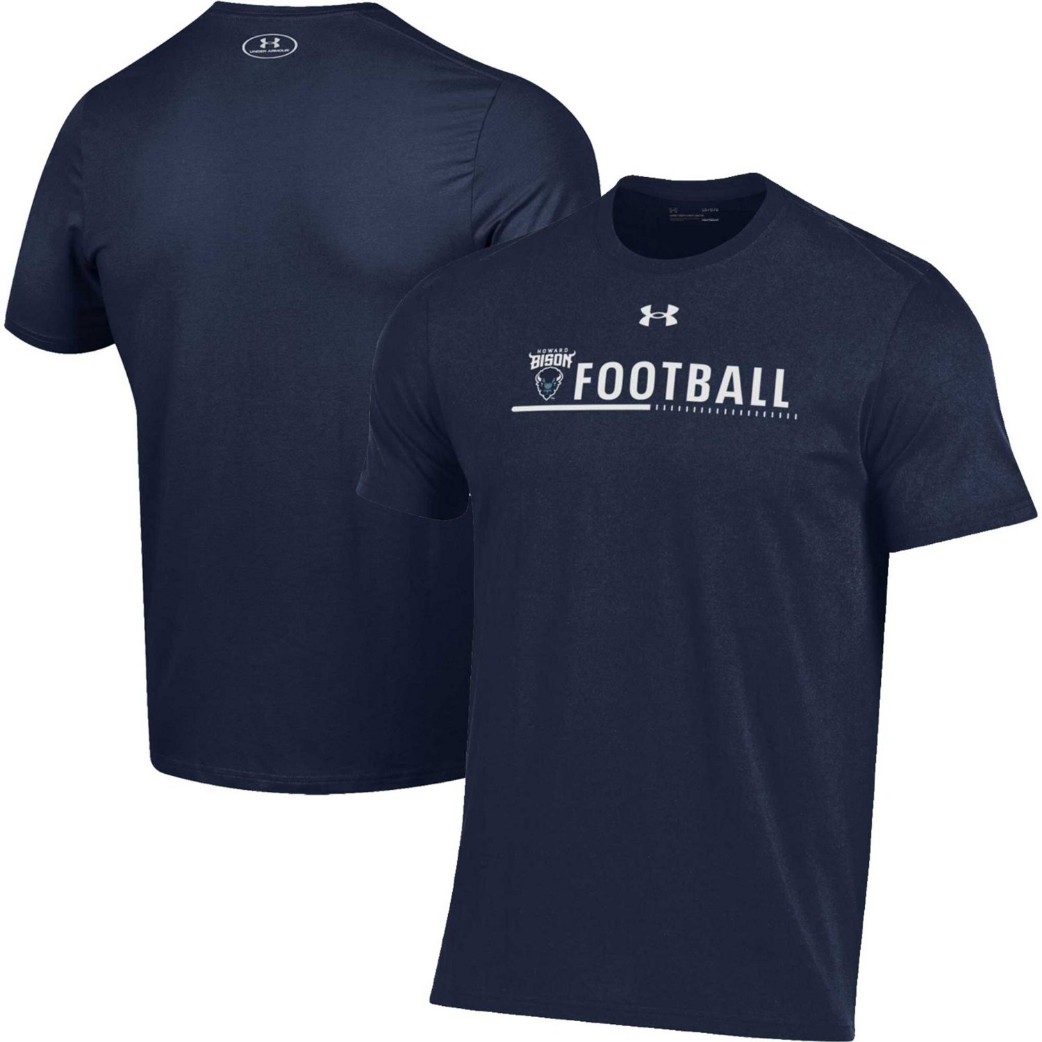Under Armour Howard Bison 2022 Sideline Football Performance Cotton T-Shirt - view number 1