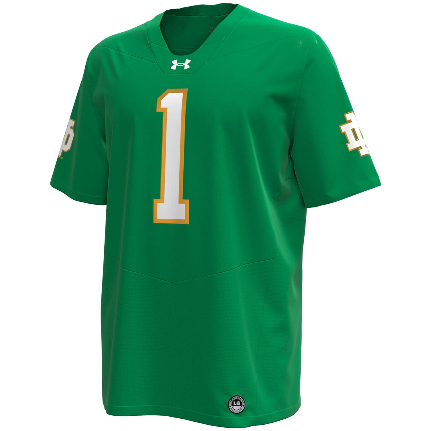 Under Armour Kelly Notre Dame Fighting Irish Premier Football Jersey - view number 2